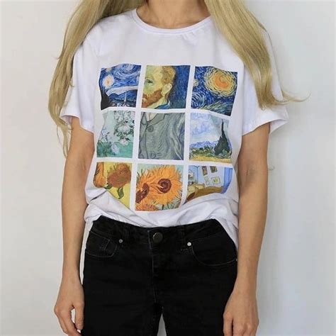 vincent van gogh t shirt|van gogh tee shirt.